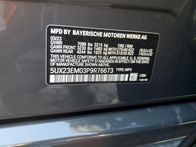 Photo 12 VIN: 5UX23EM03P9R76673 - BMW X7 XDRIVE4 