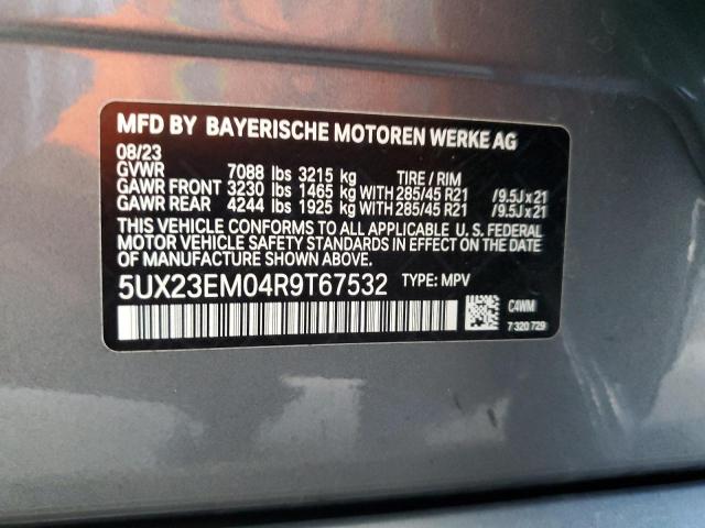 Photo 12 VIN: 5UX23EM04R9T67532 - BMW X7 