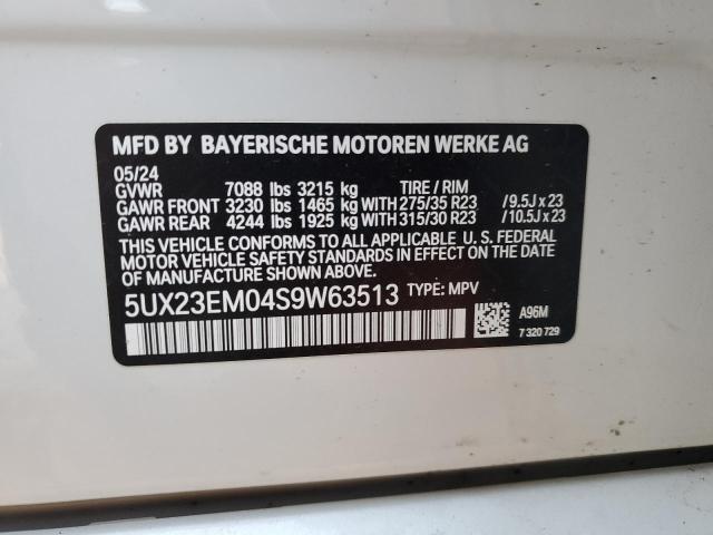 Photo 13 VIN: 5UX23EM04S9W63513 - BMW X7 XDRIVE4 