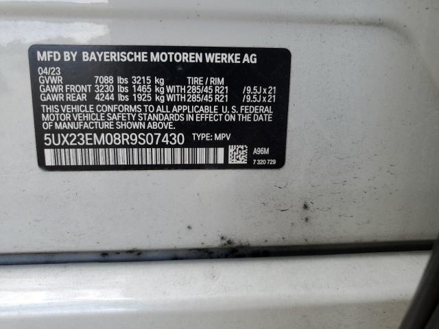 Photo 12 VIN: 5UX23EM08R9S07430 - BMW X7 XDRIVE4 