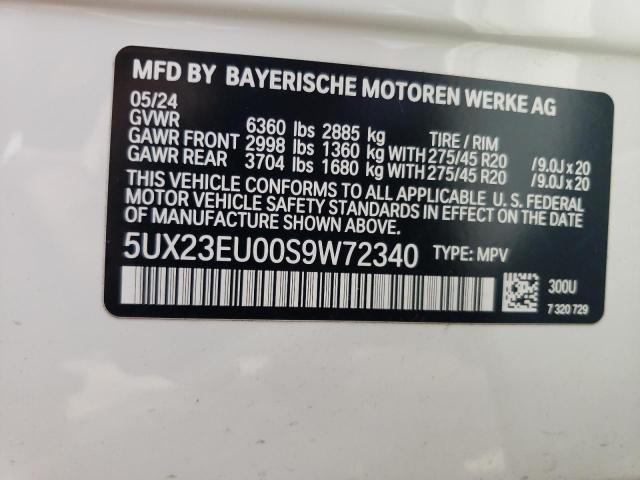 Photo 12 VIN: 5UX23EU00S9W72340 - BMW X5 XDRIVE4 