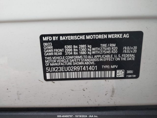 Photo 8 VIN: 5UX23EU02R9T41401 - BMW X5 