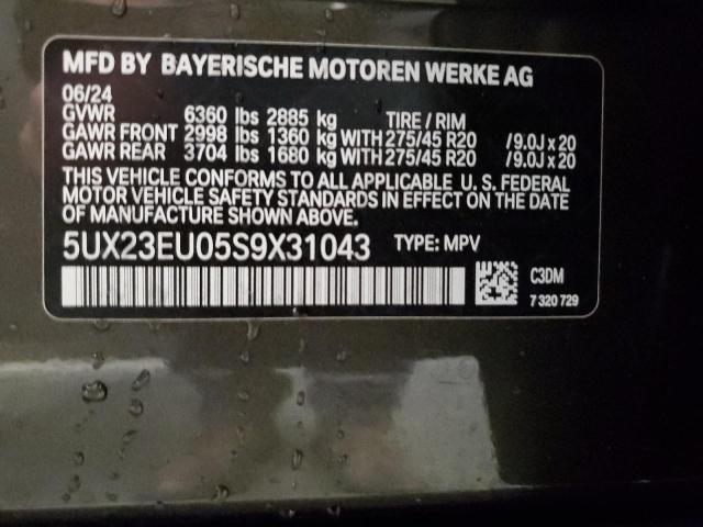 Photo 12 VIN: 5UX23EU05S9X31043 - BMW X5 XDRIVE4 