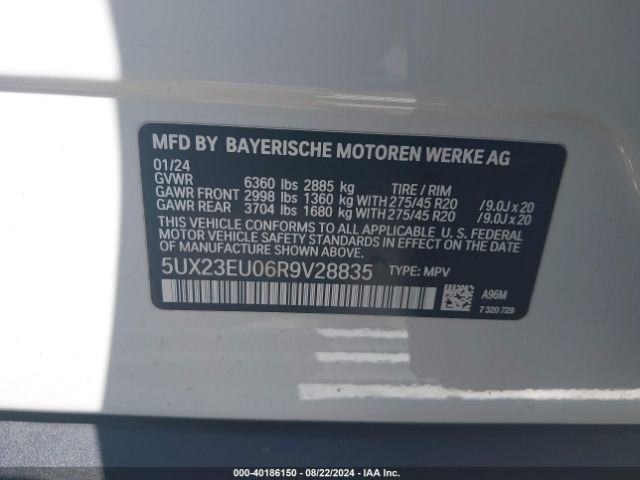 Photo 8 VIN: 5UX23EU06R9V28835 - BMW X5 