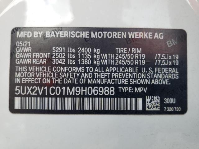 Photo 12 VIN: 5UX2V1C01M9H06988 - BMW X4 XDRIVE3 