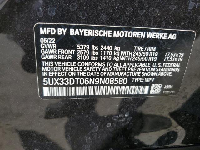 Photo 12 VIN: 5UX33DT06N9N08580 - BMW X4 