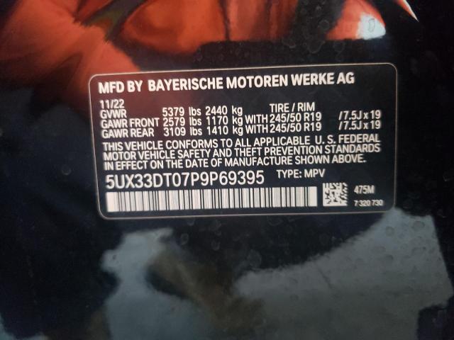 Photo 12 VIN: 5UX33DT07P9P69395 - BMW X4 XDRIVE3 