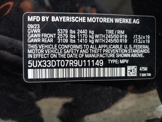 Photo 13 VIN: 5UX33DT07R9U11149 - BMW X4 