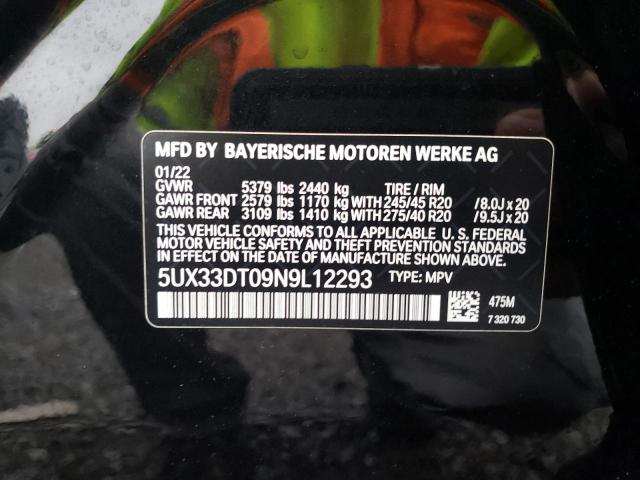 Photo 12 VIN: 5UX33DT09N9L12293 - BMW X4 