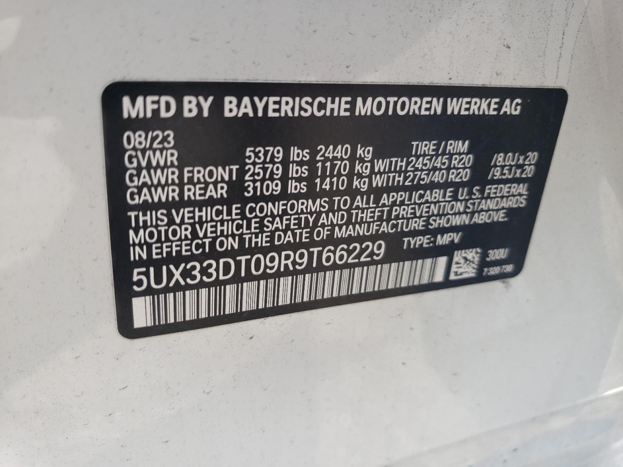 Photo 13 VIN: 5UX33DT09R9T66229 - BMW X4 