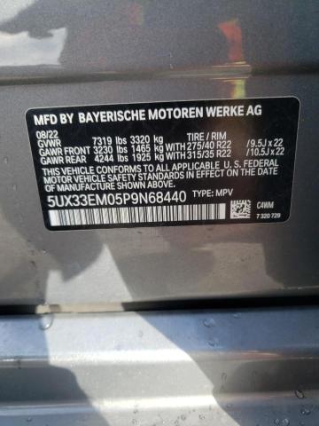 Photo 12 VIN: 5UX33EM05P9N68440 - BMW X7 