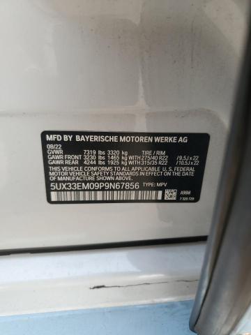 Photo 12 VIN: 5UX33EM09P9N67856 - BMW X7 M60I 