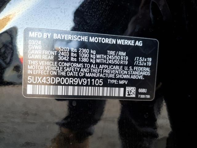 Photo 12 VIN: 5UX43DP00R9V91105 - BMW X3 SDRIVE3 