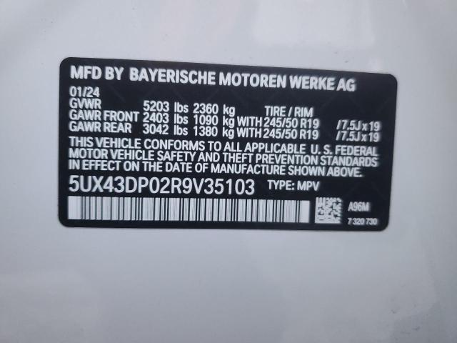 Photo 13 VIN: 5UX43DP02R9V35103 - BMW X3 SDRIVE3 