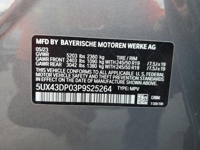 Photo 12 VIN: 5UX43DP03P9S25264 - BMW X3 