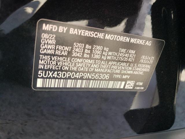 Photo 12 VIN: 5UX43DP04P9N56306 - BMW X3 SDRIVE3 