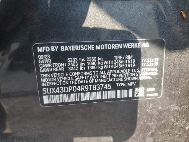 Photo 13 VIN: 5UX43DP04R9T83745 - BMW X3 SDRIVE3 