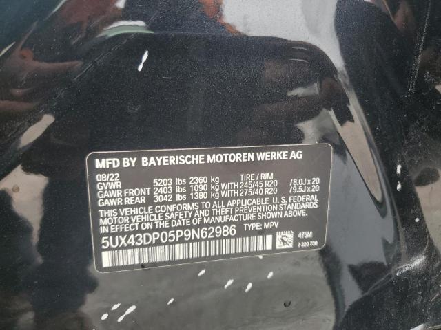 Photo 12 VIN: 5UX43DP05P9N62986 - BMW X3 