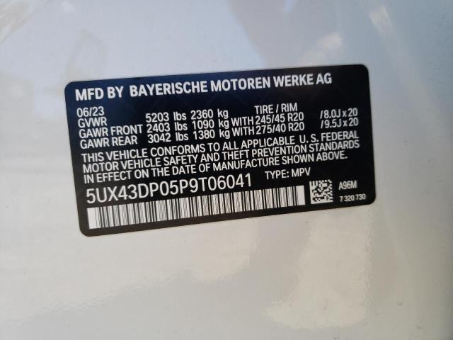 Photo 12 VIN: 5UX43DP05P9T06041 - BMW X3 SDRIVE3 