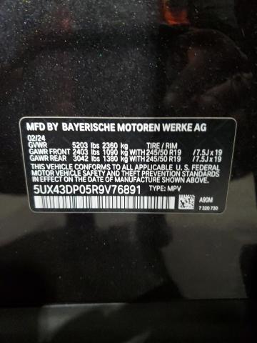 Photo 12 VIN: 5UX43DP05R9V76891 - BMW X3 SDRIVE3 