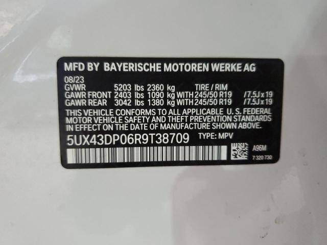 Photo 11 VIN: 5UX43DP06R9T38709 - BMW X3 SDRIVE3 