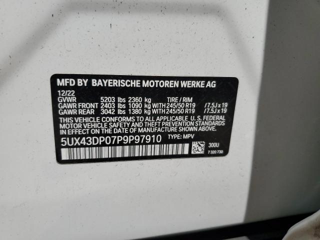 Photo 13 VIN: 5UX43DP07P9P97910 - BMW X3 SDRIVE3 