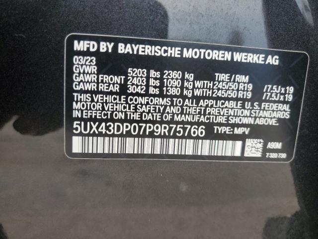 Photo 12 VIN: 5UX43DP07P9R75766 - BMW X3 SDRIVE3 