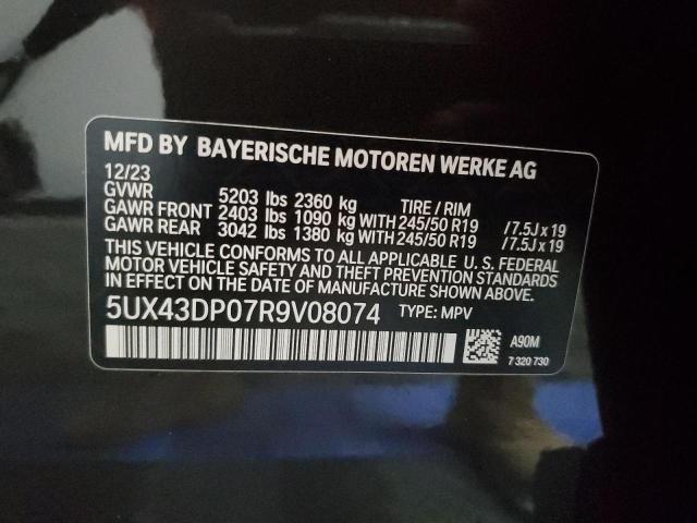 Photo 12 VIN: 5UX43DP07R9V08074 - BMW X3 SDRIVE3 