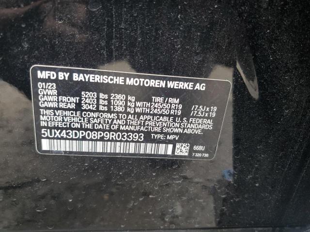 Photo 13 VIN: 5UX43DP08P9R03393 - BMW X3 SDRIVE3 