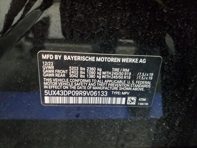 Photo 12 VIN: 5UX43DP09R9V06133 - BMW X3 