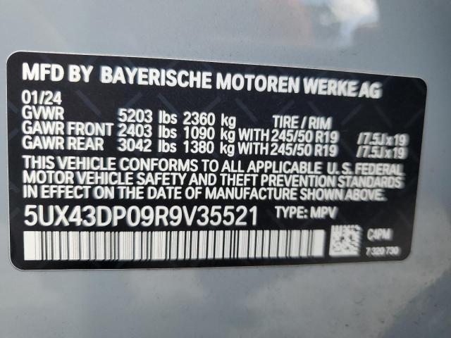 Photo 13 VIN: 5UX43DP09R9V35521 - BMW X3 SDRIVE3 