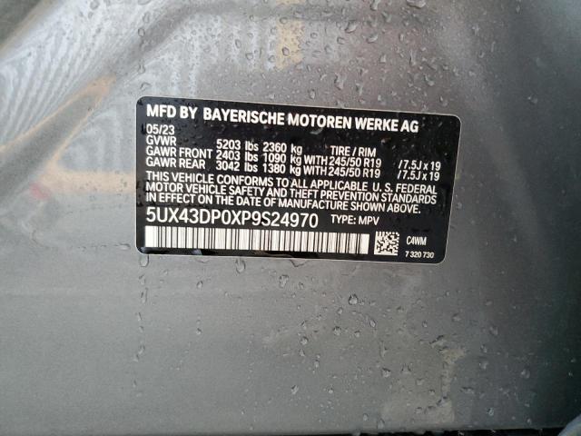 Photo 12 VIN: 5UX43DP0XP9S24970 - BMW X3 SDRIVE3 