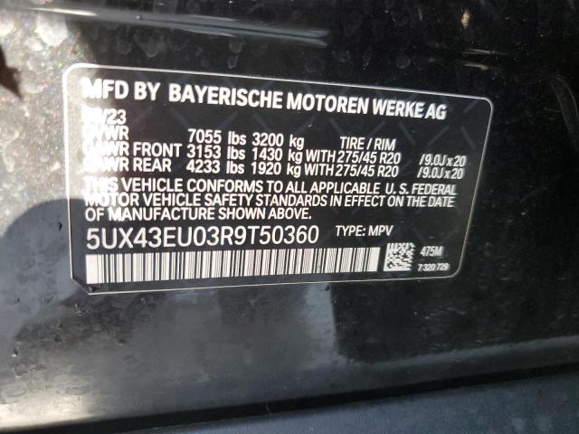 Photo 12 VIN: 5UX43EU03R9T50360 - BMW X5 XDRIVE5 