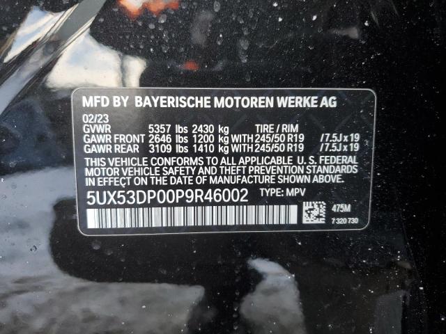 Photo 12 VIN: 5UX53DP00P9R46002 - BMW X3 