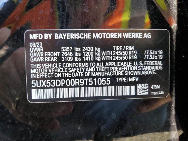 Photo 12 VIN: 5UX53DP00R9T51055 - BMW X3 