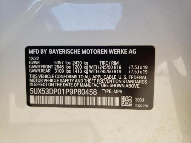 Photo 12 VIN: 5UX53DP01P9P80458 - BMW X3 