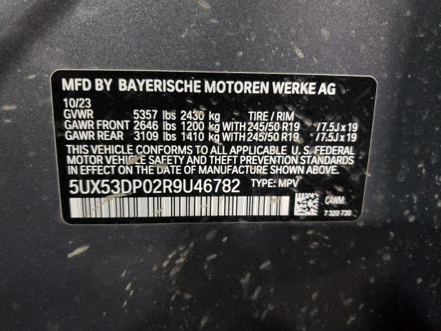 Photo 11 VIN: 5UX53DP02R9U46782 - BMW X3 