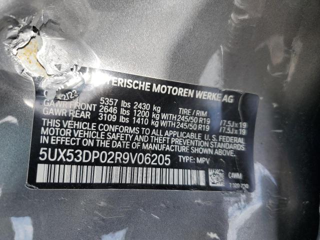 Photo 11 VIN: 5UX53DP02R9V06205 - BMW X3 