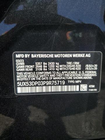 Photo 11 VIN: 5UX53DP03P9R75719 - BMW X3 