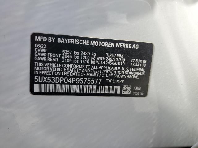 Photo 13 VIN: 5UX53DP04P9S75577 - BMW X3 XDRIVE3 