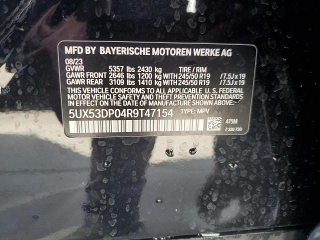 Photo 12 VIN: 5UX53DP04R9T47154 - BMW X3 XDRIVE3 