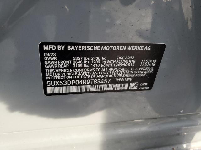 Photo 12 VIN: 5UX53DP04R9T83457 - BMW X3 