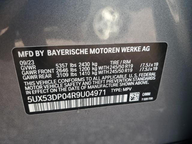 Photo 11 VIN: 5UX53DP04R9U04971 - BMW X3 