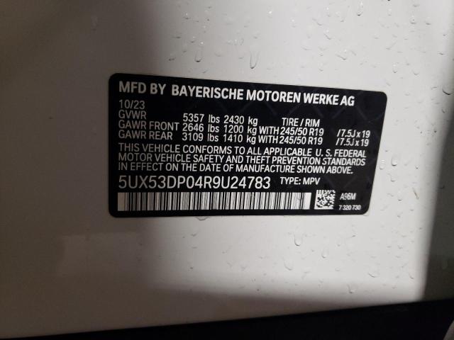 Photo 12 VIN: 5UX53DP04R9U24783 - BMW X3 