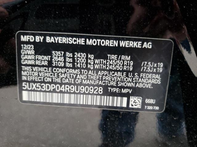 Photo 12 VIN: 5UX53DP04R9U90928 - BMW X3 