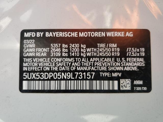 Photo 13 VIN: 5UX53DP05N9L73157 - BMW X3 XDRIVE3 