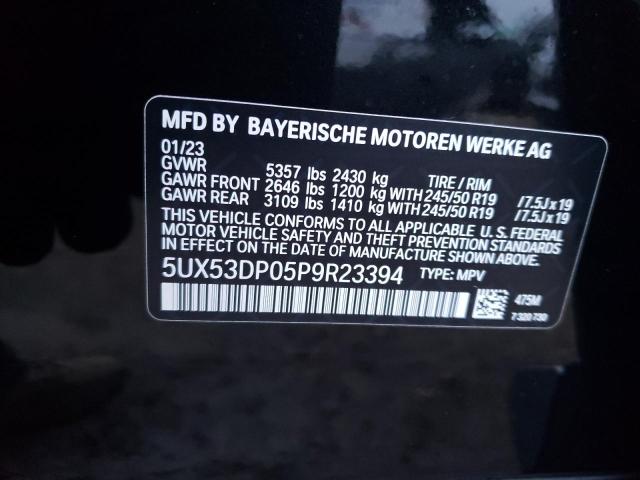 Photo 12 VIN: 5UX53DP05P9R23394 - BMW X3 