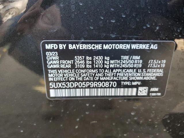 Photo 12 VIN: 5UX53DP05P9R90870 - BMW X3 XDRIVE3 