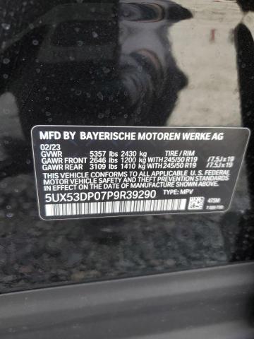 Photo 11 VIN: 5UX53DP07P9R39290 - BMW X3 XDRIVE3 