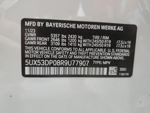 Photo 12 VIN: 5UX53DP08R9U77907 - BMW X3 XDRIVE3 